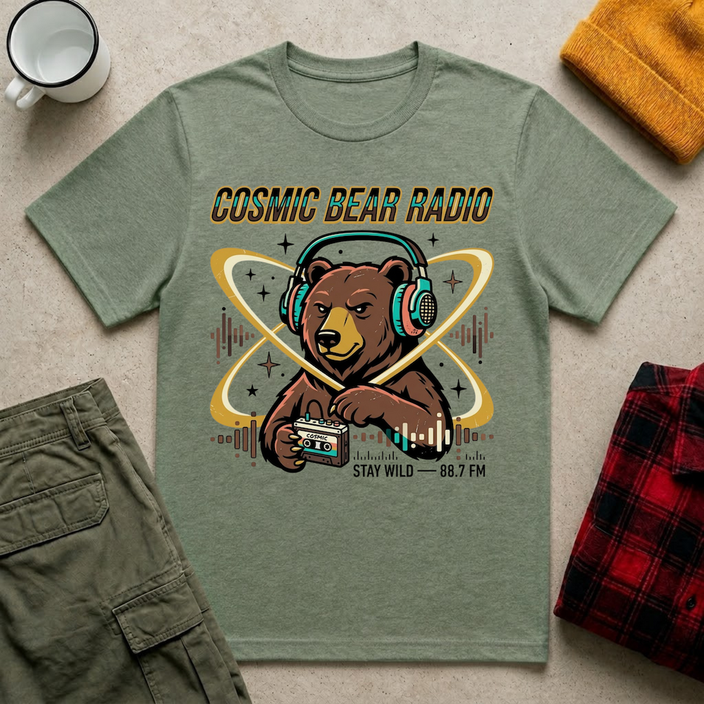 Cosmic Bear Radio T-Shirt