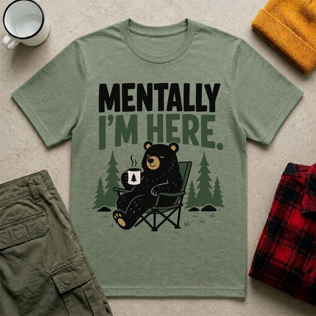 Mentally I'm Here T-Shirt