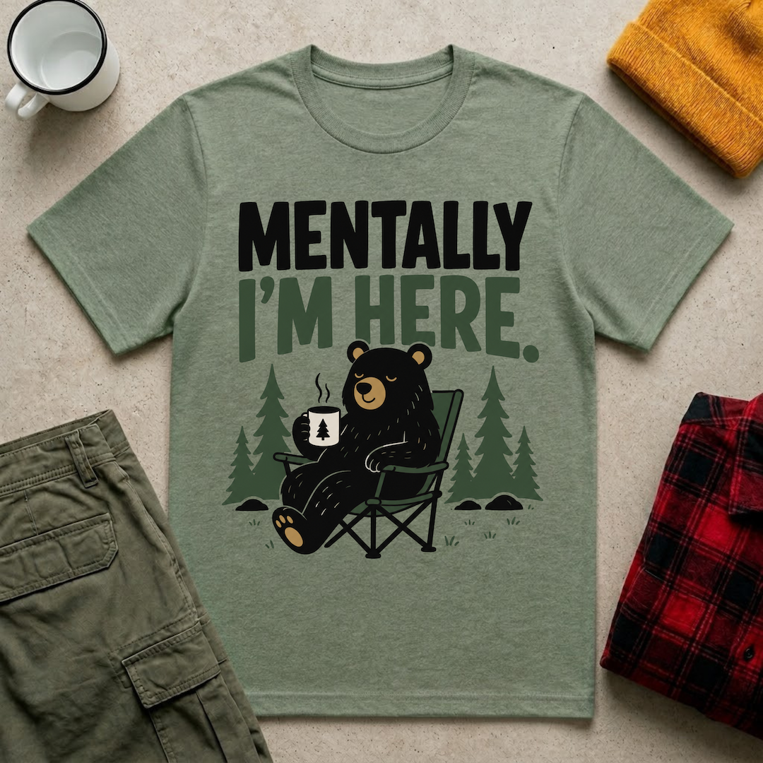 Mentally I'm Here T-Shirt