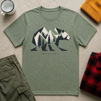 Montana Geometric Bear T‑Shirt