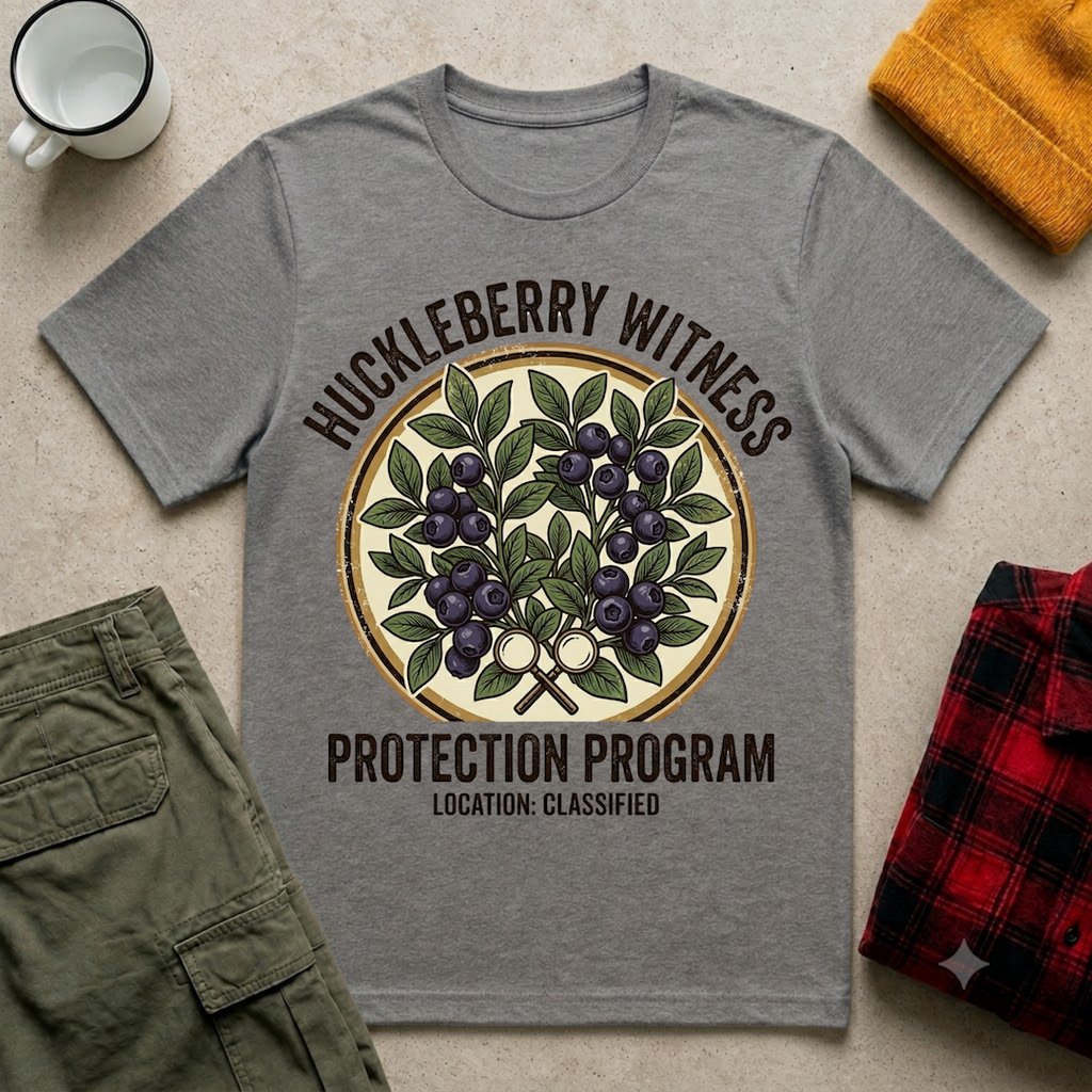 Huckleberry Witness Protection T-Shirt