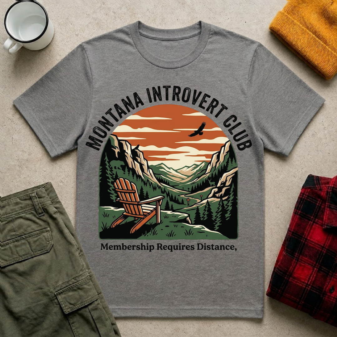 Montana Introvert Club T-Shirt