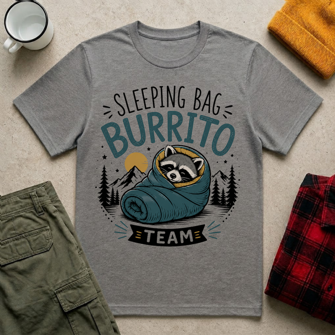 Sleeping Bag Burrito T-Shirt