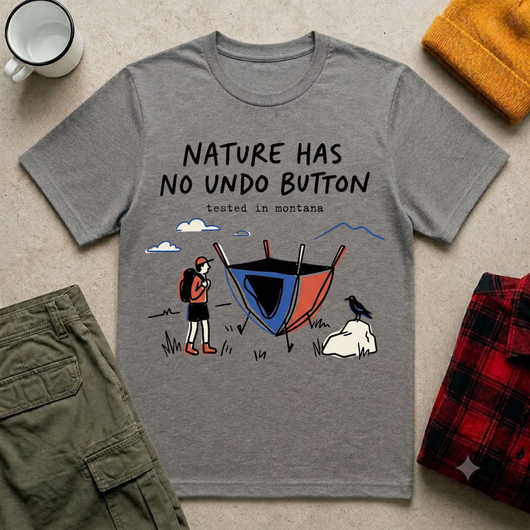 No Undo Button T-Shirt