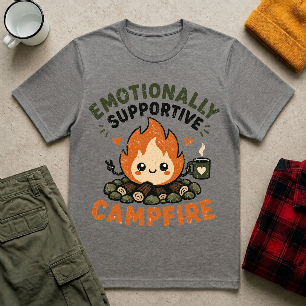 Emotionally Supportive Campfire T-Shirt