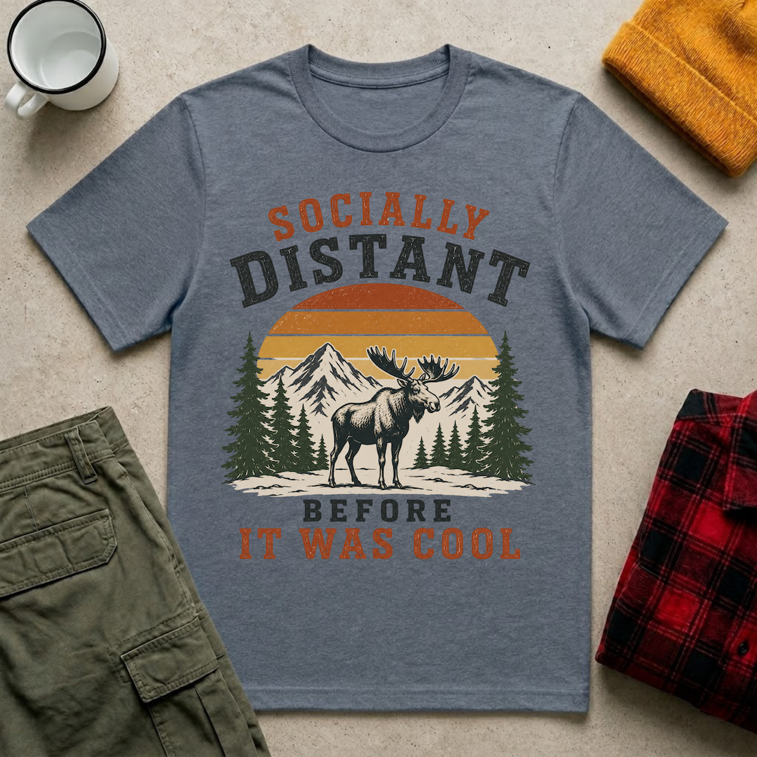 Socially Distant Before It Was Cool T-Shirt