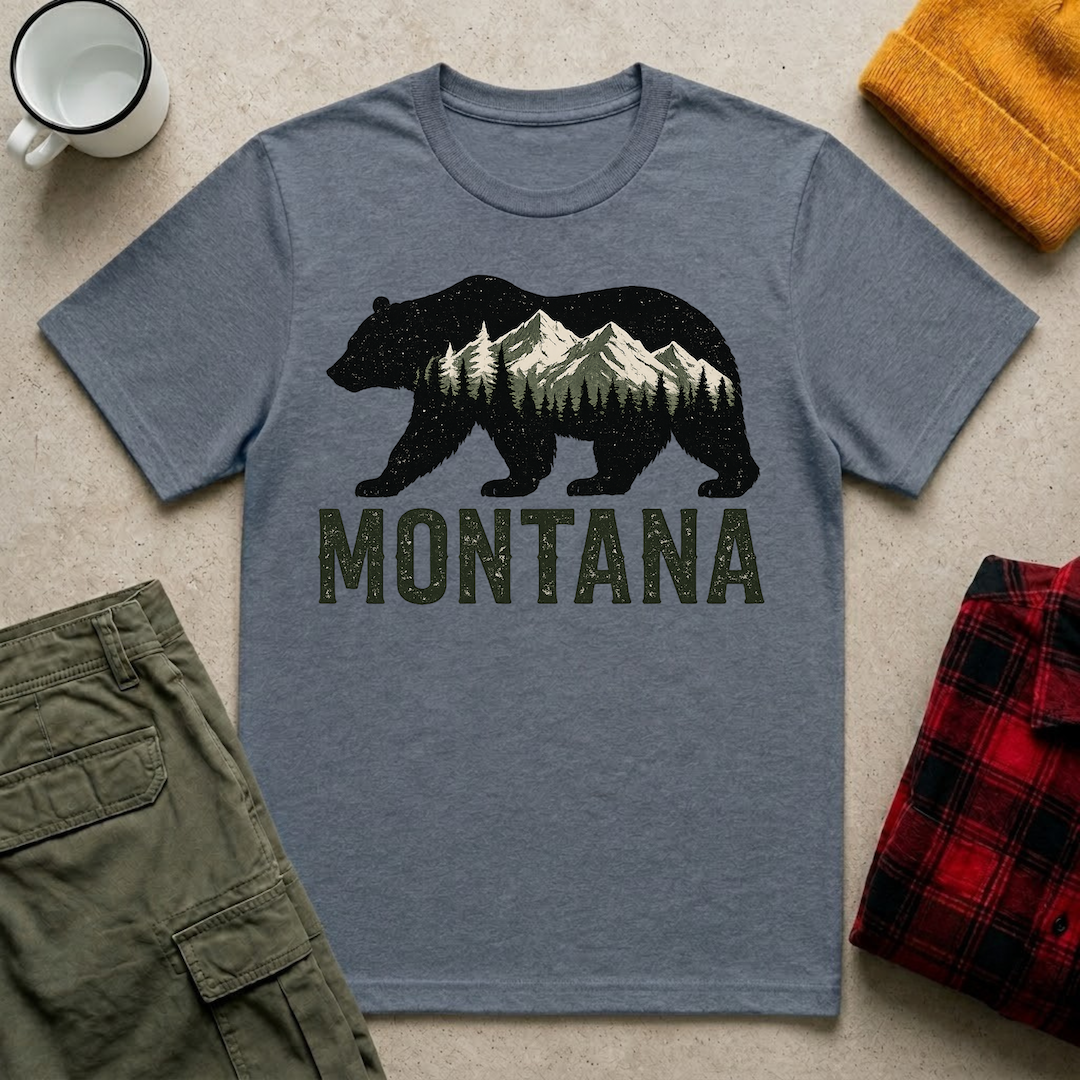 Montana Bear  T-Shirt