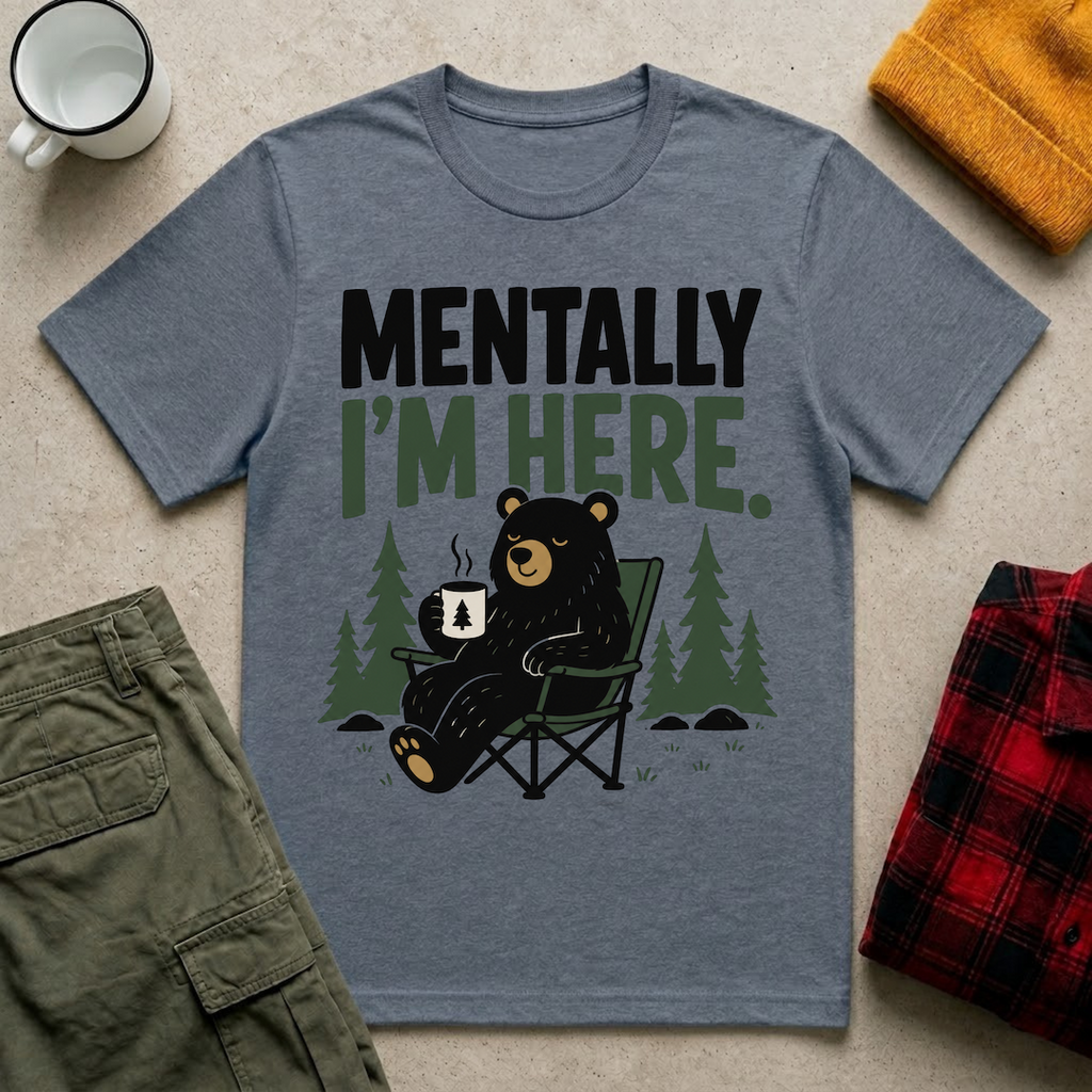 Mentally I'm Here T-Shirt
