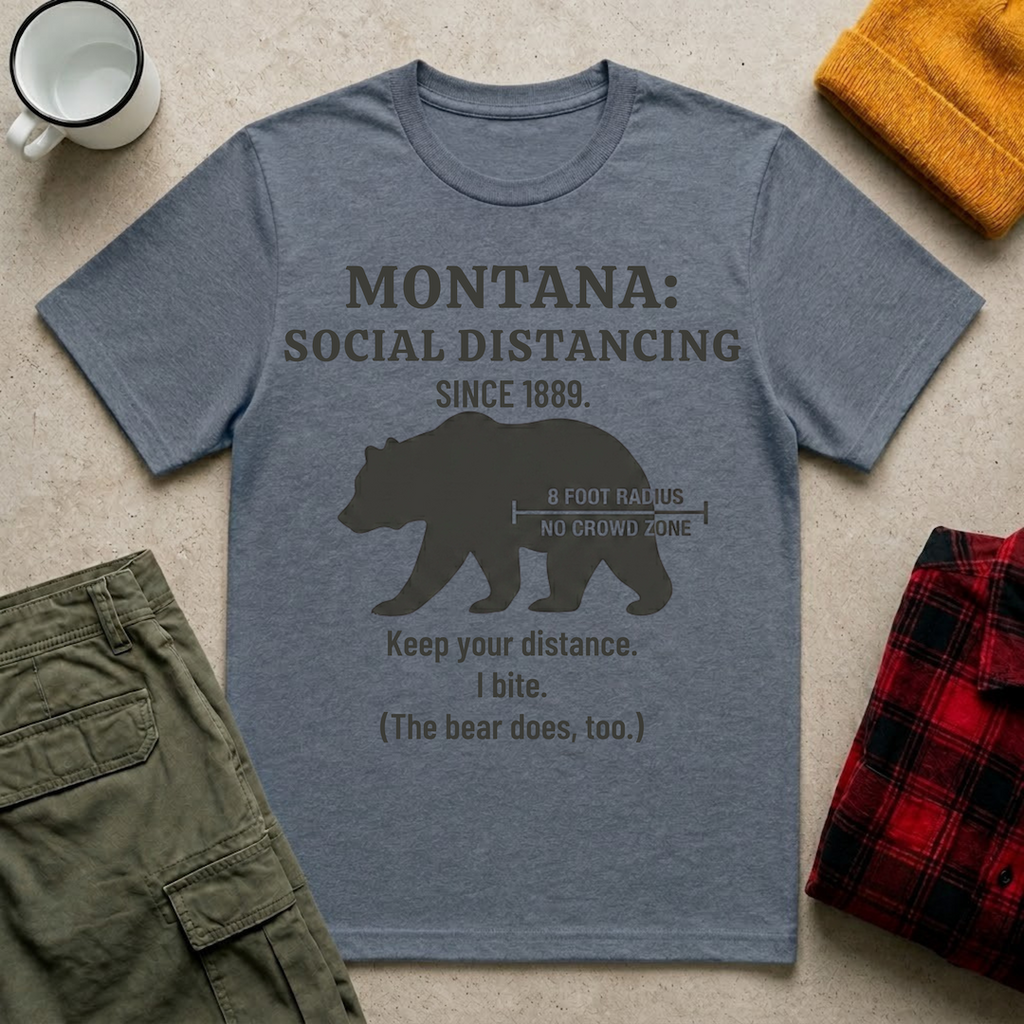 Montana Social Distancing T-Shirt