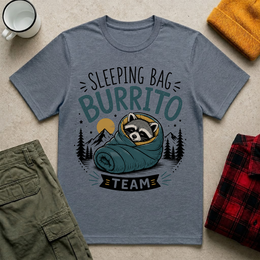 Sleeping Bag Burrito T-Shirt