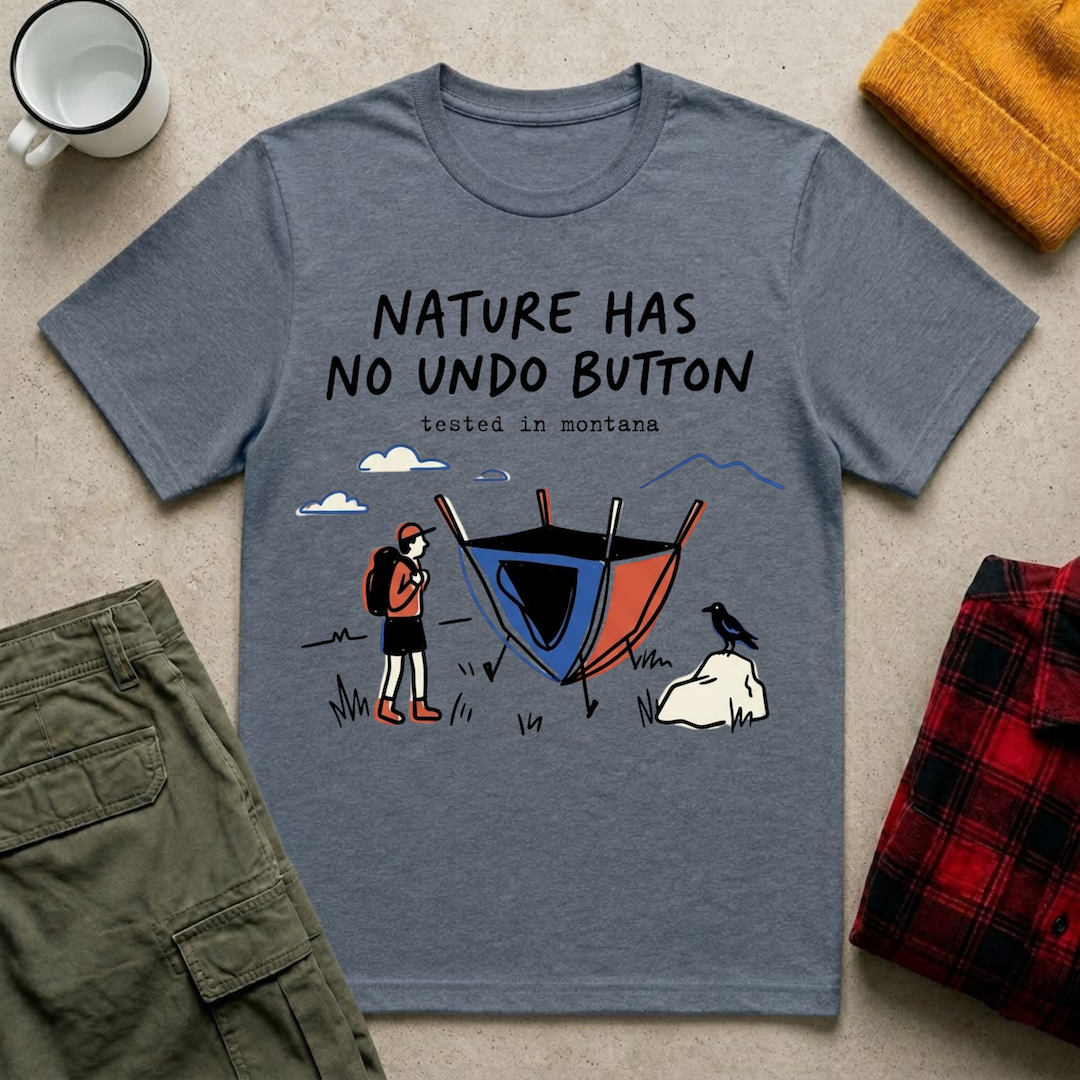 No Undo Button T-Shirt