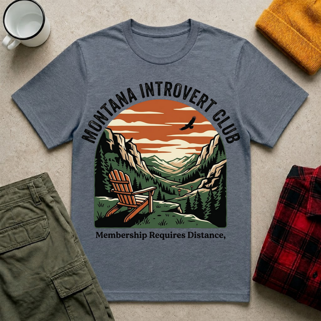 Montana Introvert Club T-Shirt
