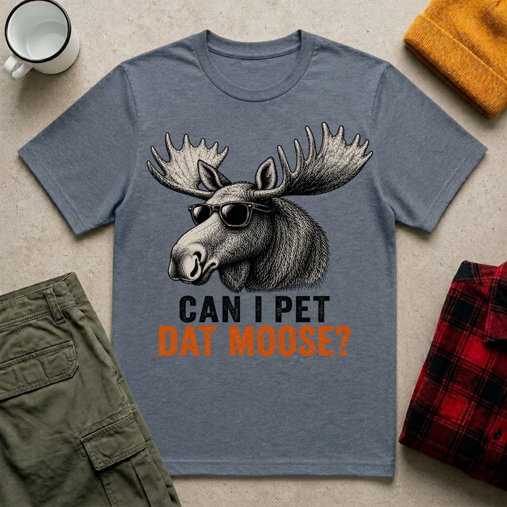 Can I Pet Dat Moose? T-Shirt
