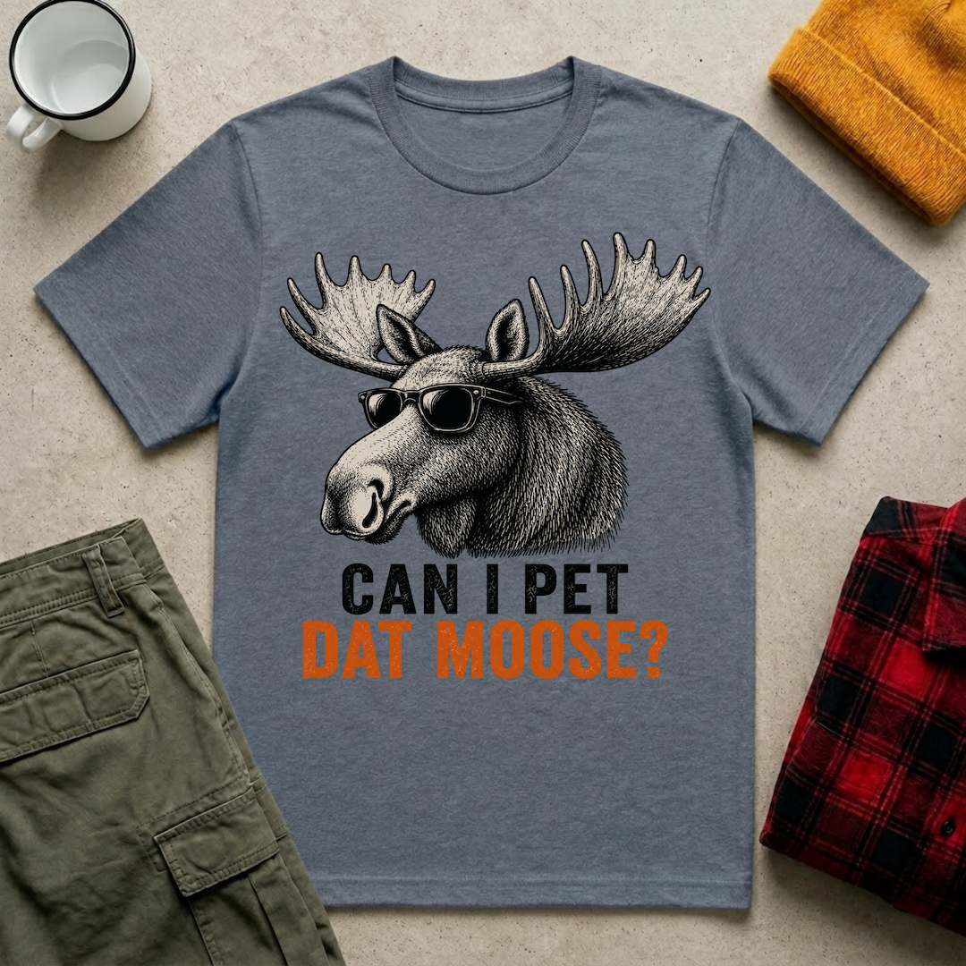 Can I Pet Dat Moose? T-Shirt