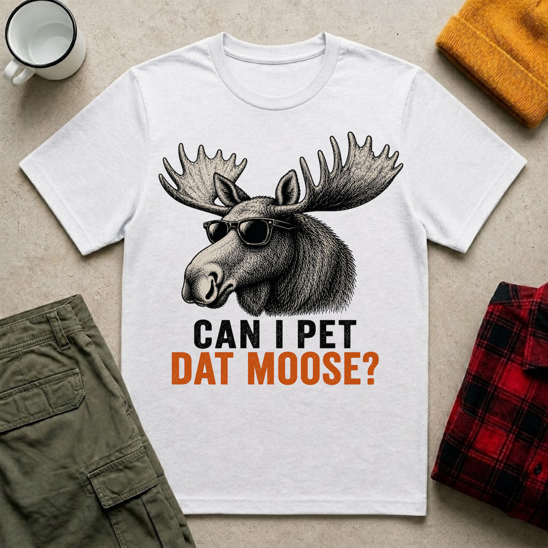 Can I Pet Dat Moose? T-Shirt