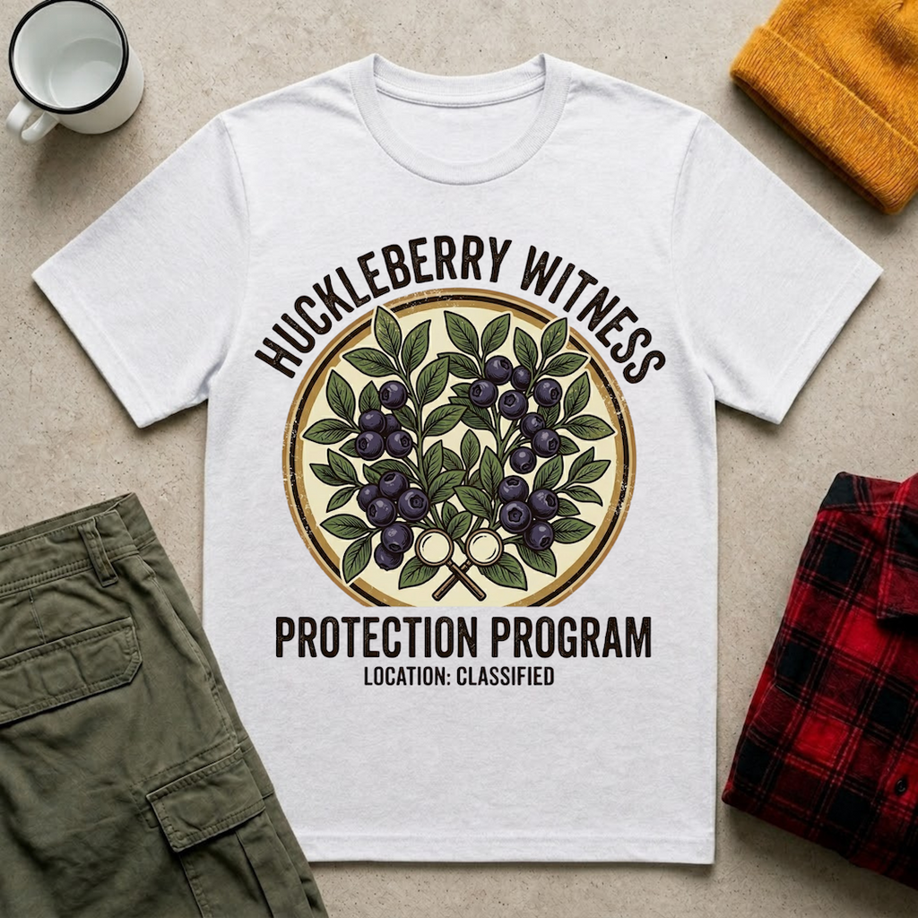 Huckleberry Witness Protection T-Shirt