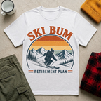 Ski Bum Retirement T-Shirt