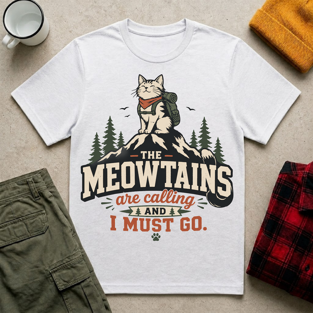 The Meowtains Are Calling T-Shirt