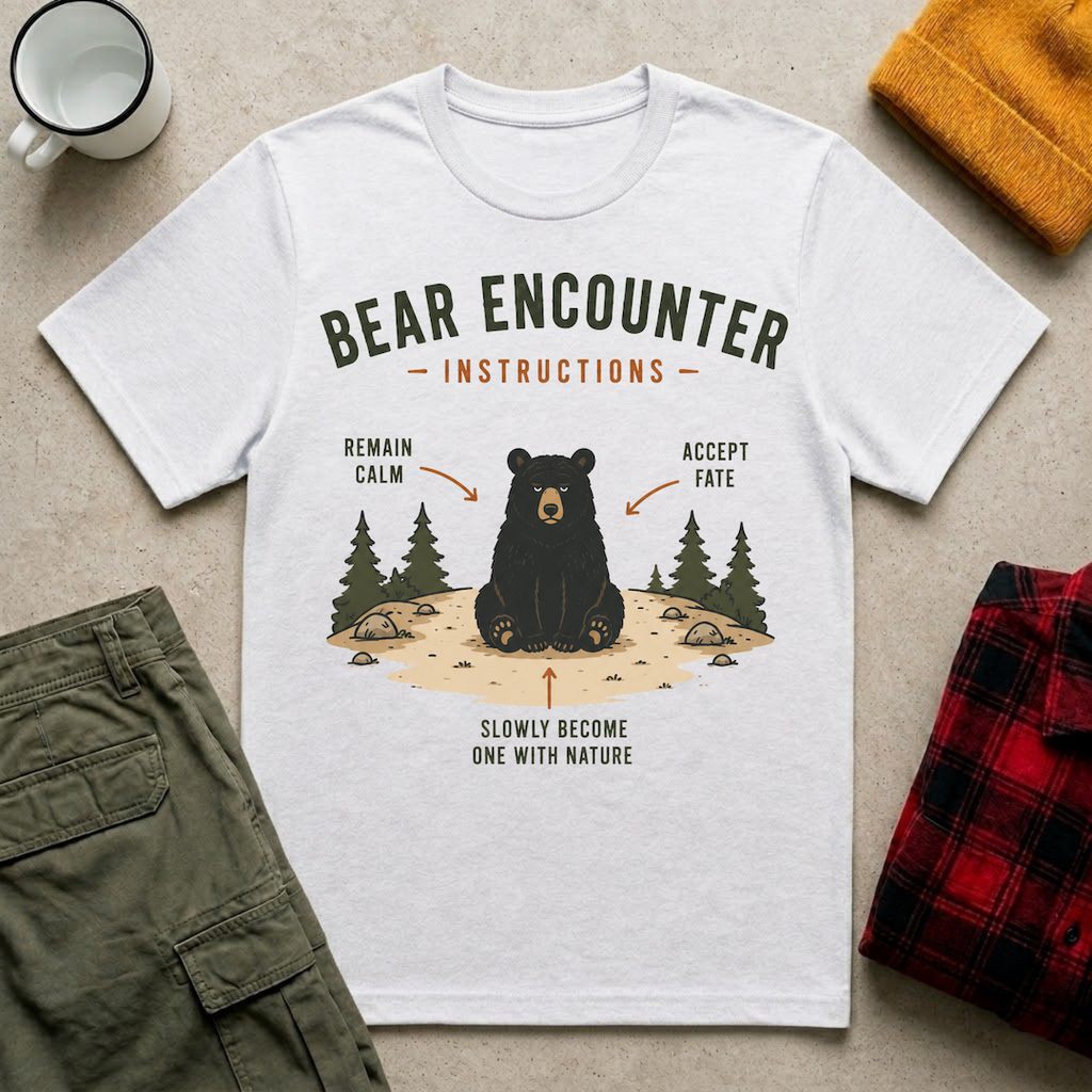 Bear Encounter Instructions T-Shirt