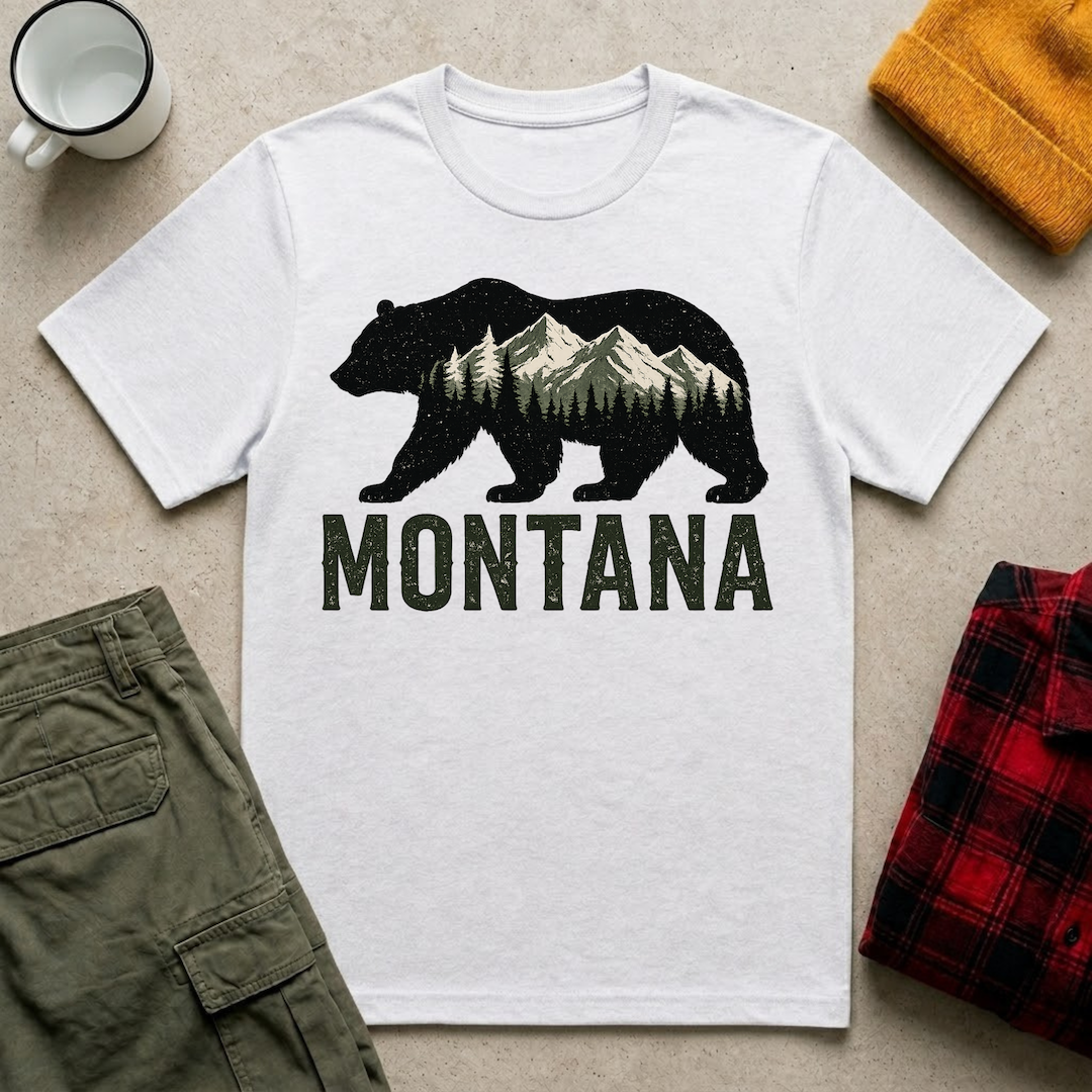 Montana Bear  T-Shirt