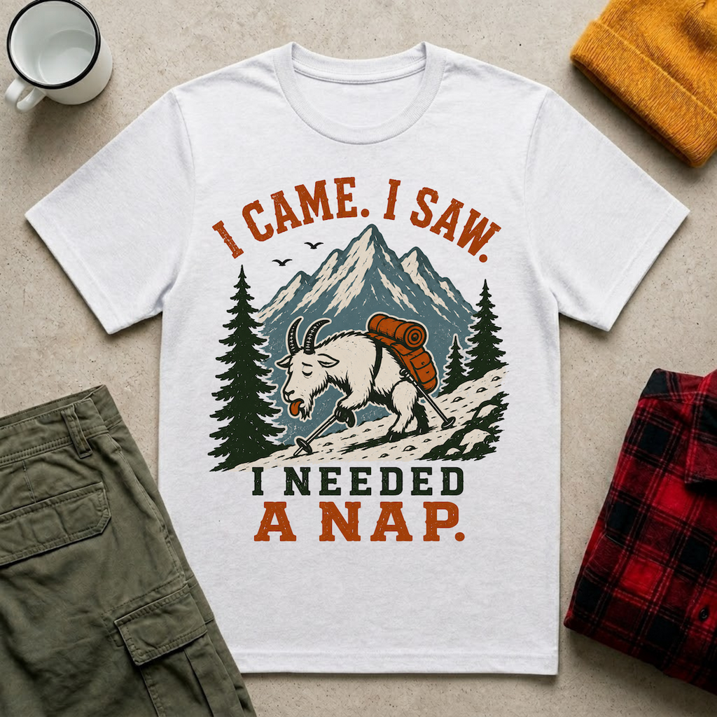 I Came I Saw I Needed A Nap T-Shirt