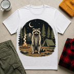 Raccoon Camping  T-Shirt