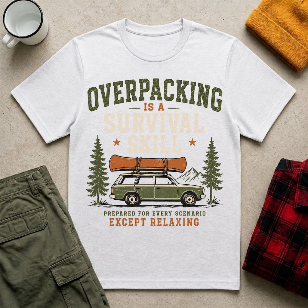Overpacking Is a Survival Skill T-Shirt