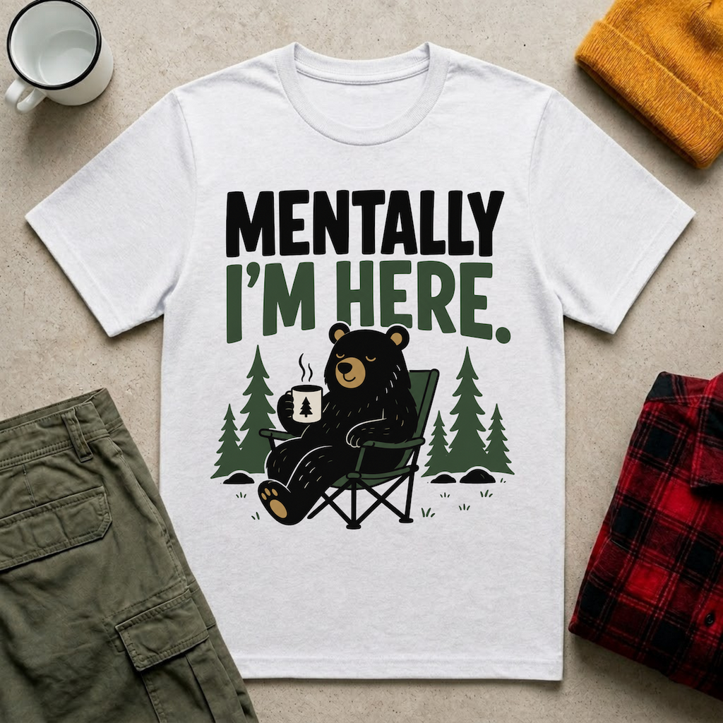 Mentally I'm Here T-Shirt