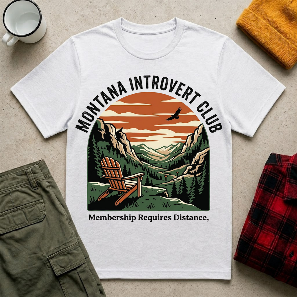 Montana Introvert Club T-Shirt