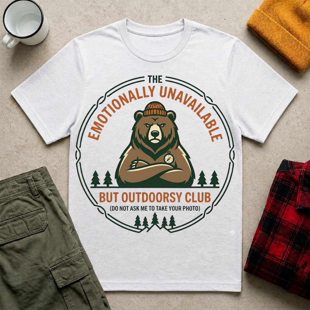 Emotionally Unavailable Bear Club T-Shirt