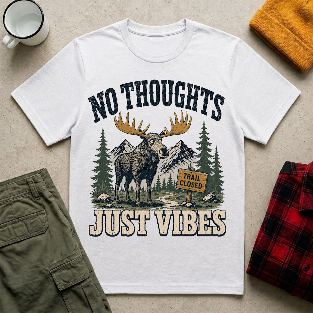 No Thoughts Just Vibes T-Shirt