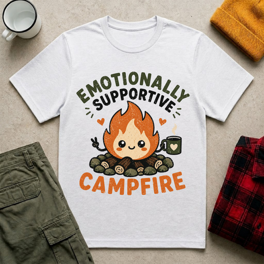 Emotionally Supportive Campfire T-Shirt