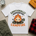 Emotionally Supportive Campfire T-Shirt