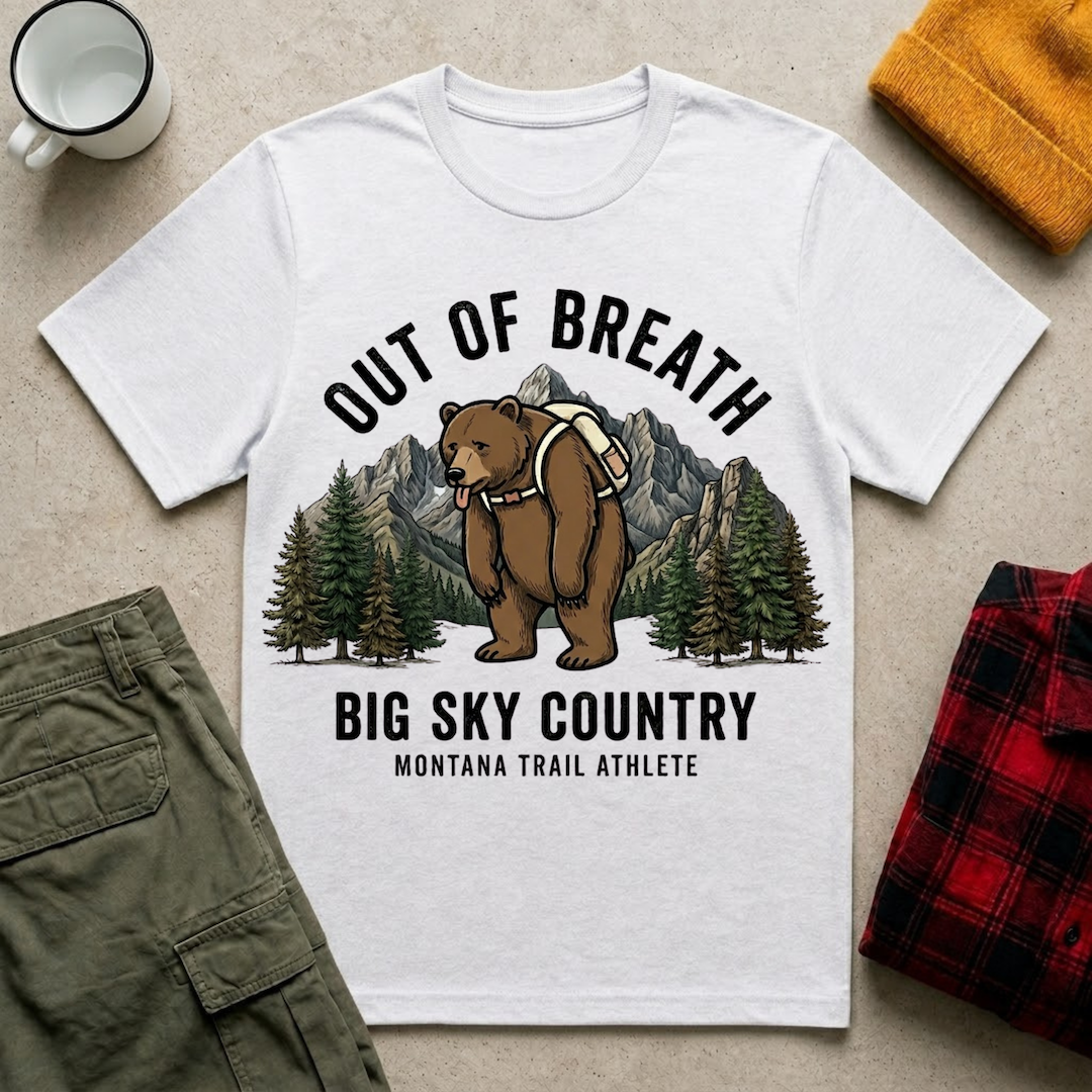 Out Of Breath Trail Athlete T-Shirt