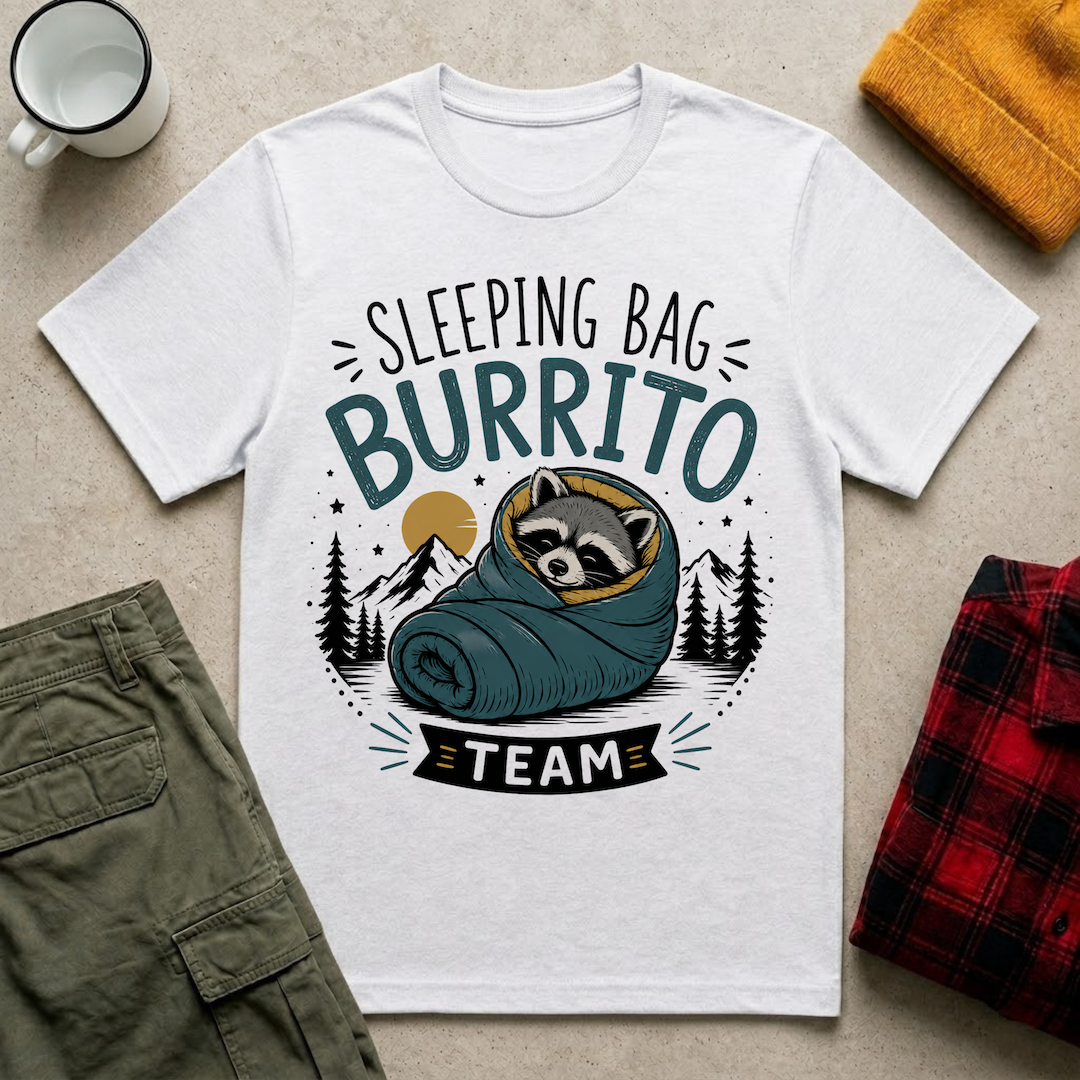Sleeping Bag Burrito T-Shirt