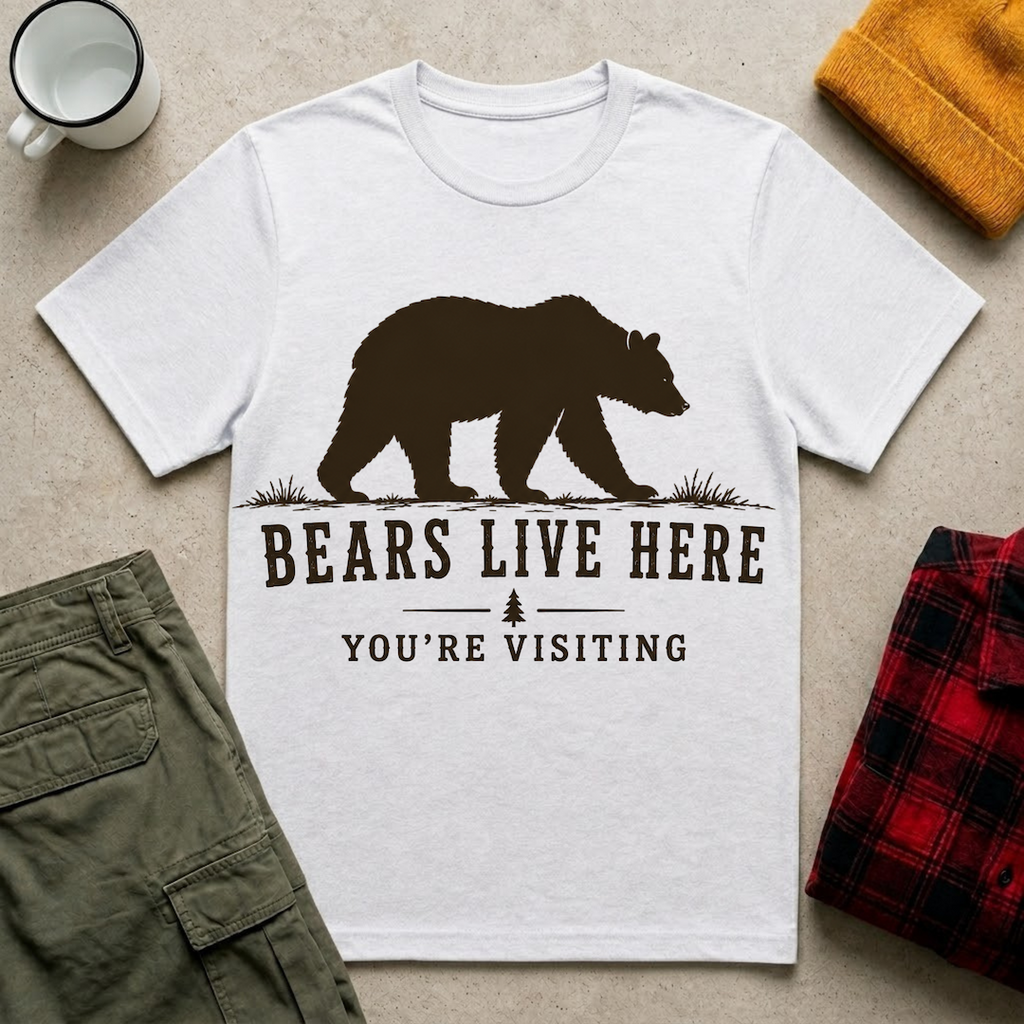 Bears Live Here T-Shirt