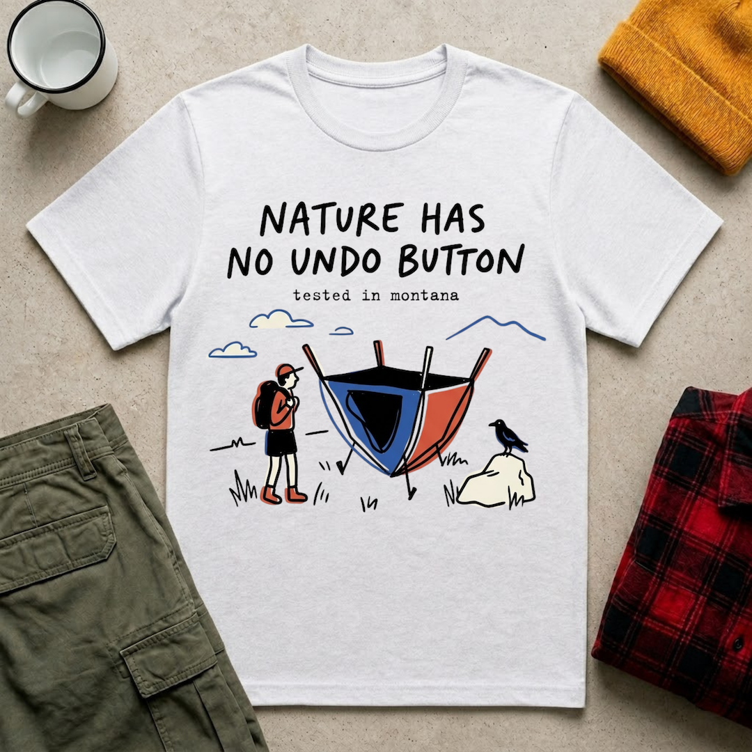 No Undo Button T-Shirt