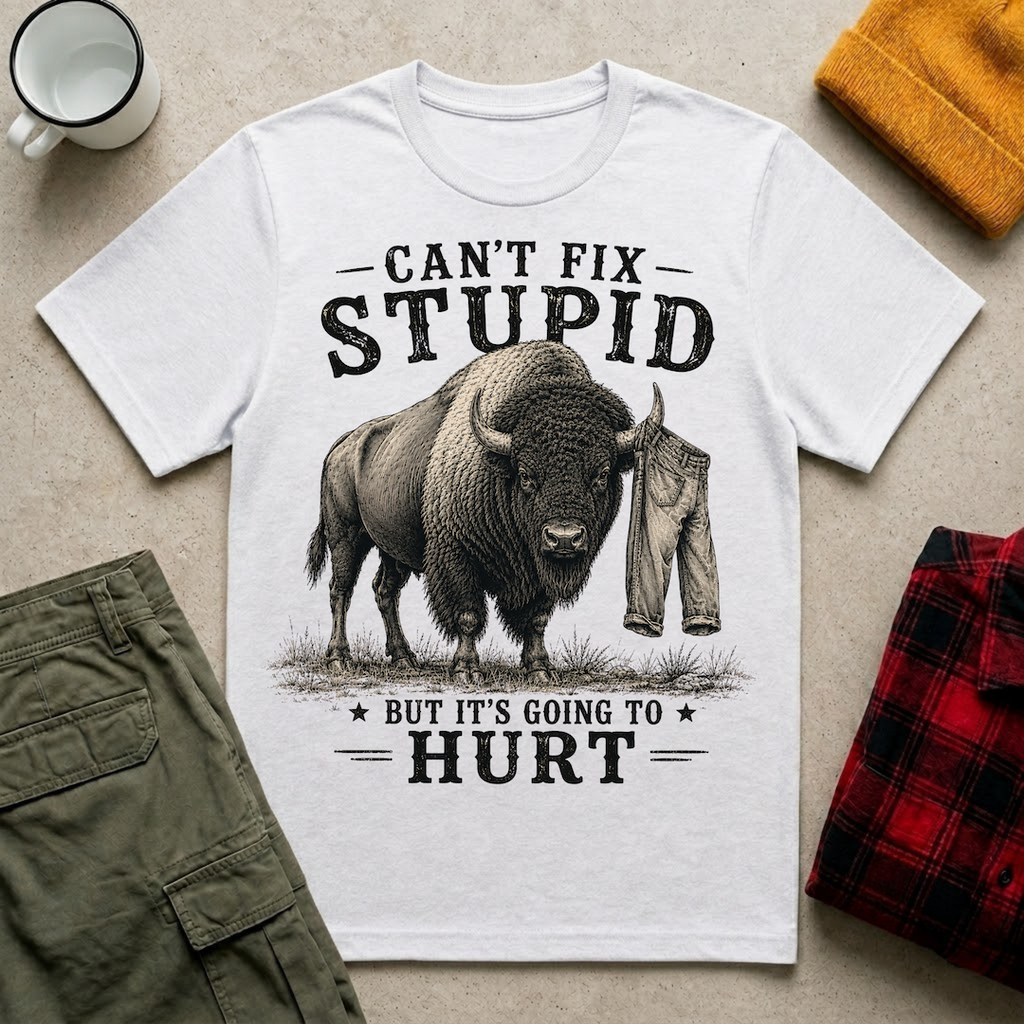 Can’t Fix Stupid T-Shirt