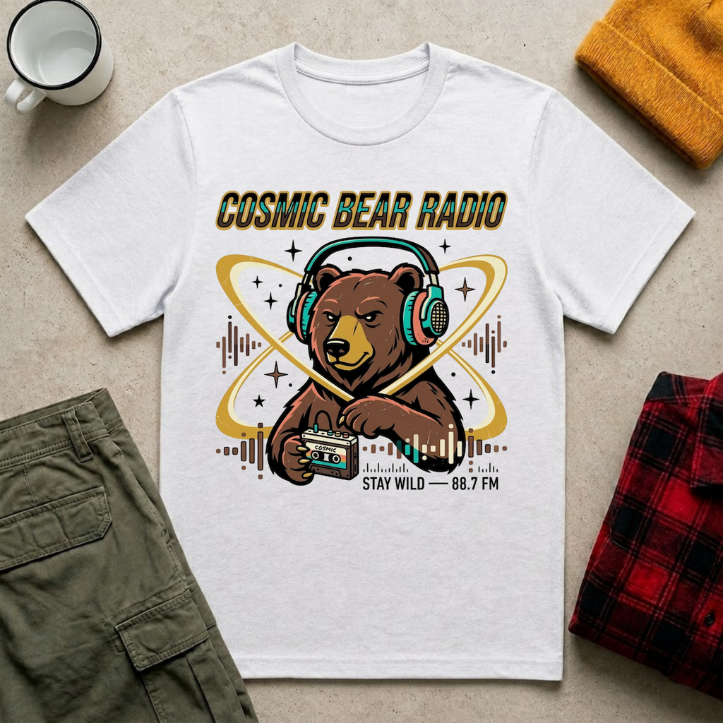 Cosmic Bear Radio T-Shirt