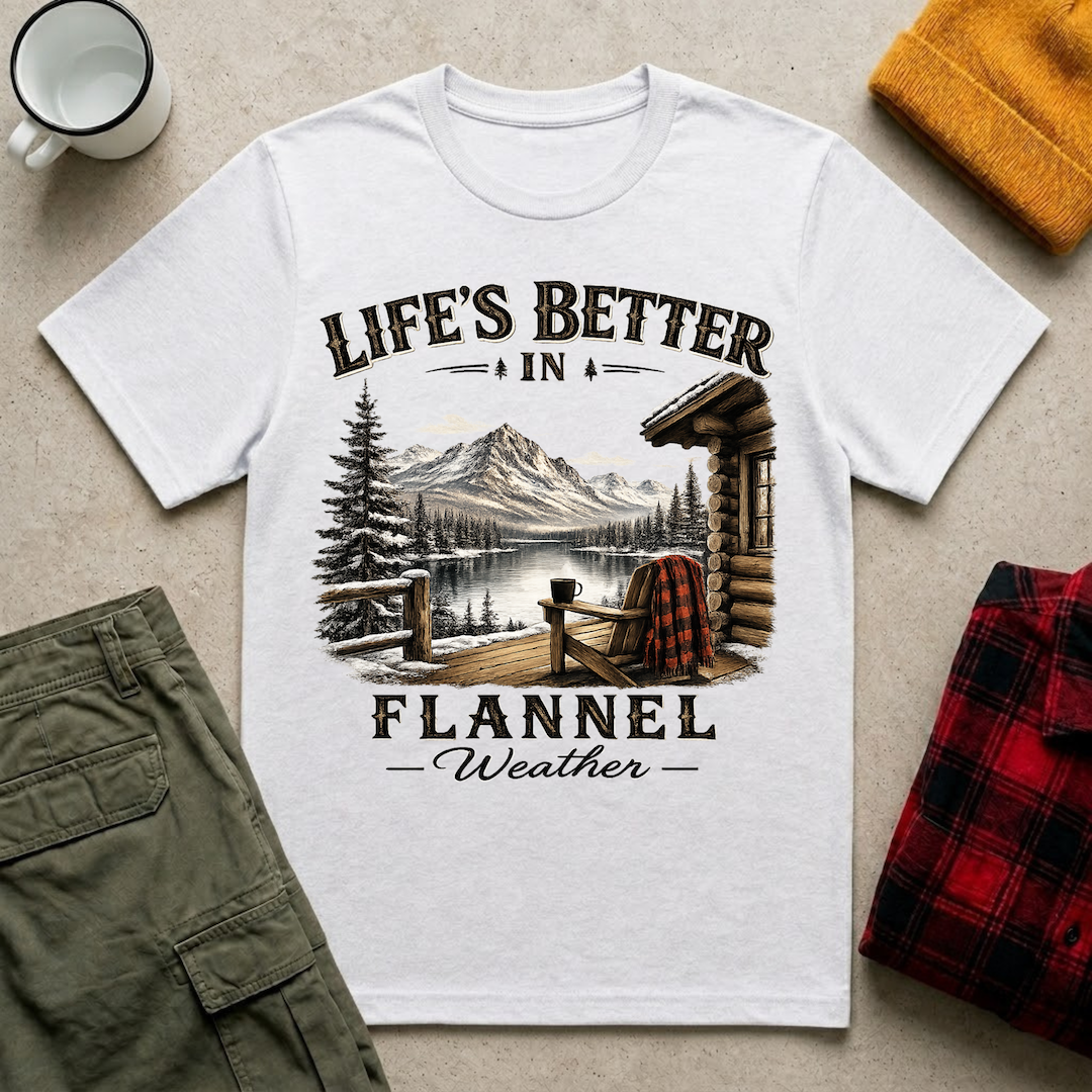 Life's Better in Flannel T-Shirt
